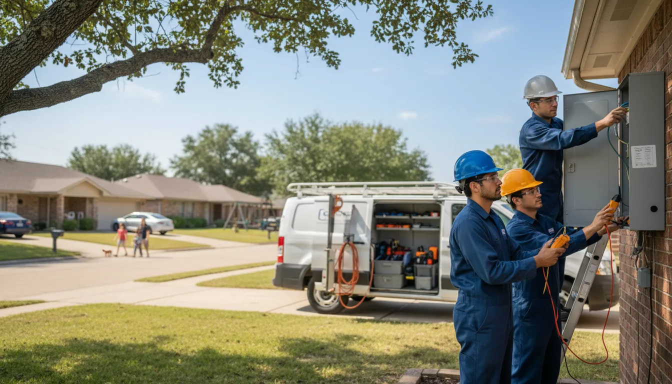 Certified electrician providing emergency electrical services in Bagdad, AZ